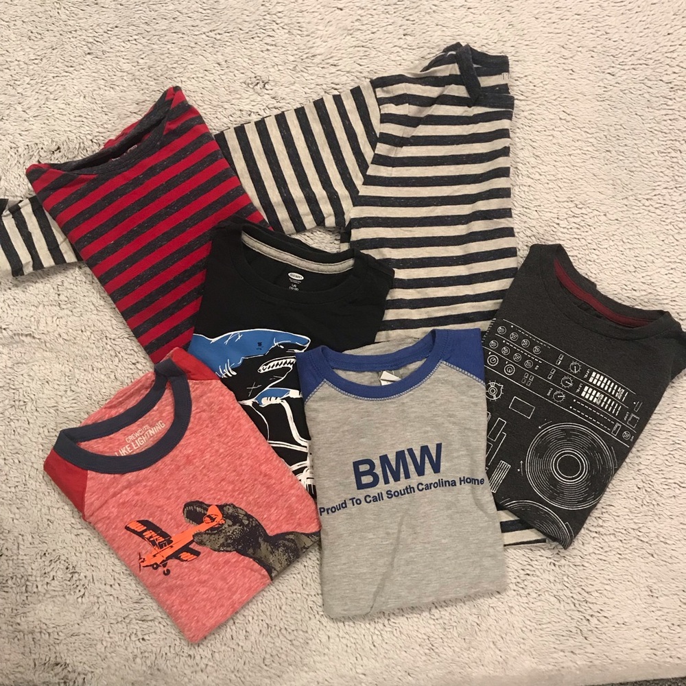 Boy’s Long Sleeve Shirts - Size 10-12